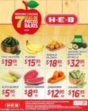 Ofertas HEB Frutas y Verduras del 10 al 16 de agosto 2021