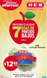 Ofertas HEB Frutas y Verduras del 11 al 17 de agosto 2020