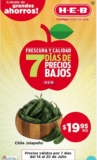 Ofertas HEB Frutas y Verduras del 14 al 20 de julio 2020