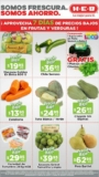 Ofertas HEB 7 días de precios bajos en frutas y verduras del 18 al 24 de octubre 2022