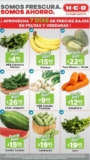 Ofertas HEB 7 días de precios bajos en frutas y verduras del 23 al 29 de agosto 2022