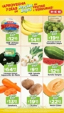 Ofertas HEB 7 días de precios bajos en frutas y verduras del 24 al 30 de mayo 2022