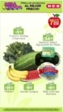 Ofertas HEB Frutas y Verduras del 25 al 31 de mayo 2021