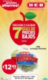 Ofertas HEB Frutas y Verduras del 25 al 31 de agosto 2020