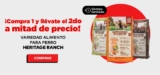En HEB segundo a mitad de precio en alimento para perros y gatos seleccionados
