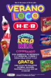 Ofertas HEB Verano Loco 2021 del 25 de junio al 1 de julio