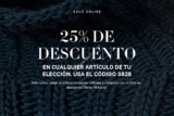 Código H&M de 25% de descuento en un solo artículo de toda la tienda