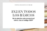 Promoción H&M de 3×2 en todos los básicos de tienda en línea