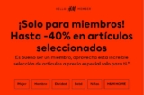 Rebajas H&M de hasta 40% de descuento hasta el 17 de noviembre