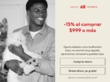 Promo H&M Member Days: 15% de descuento adicional en compras de $999