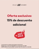 Promoción H&M Hot Sale 2020: 15% de descuento adicional este 27 y 28 de mayo