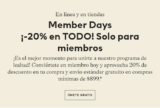 Promo H&M Member Days: 20% de descuento en toda la tienda