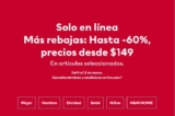 H&M Rebajas adicionales de hasta 60% de descuento en prendas seleccionadas