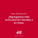 H&M Segundas Rebajas de Verano ahora con hasta 60% de descuento