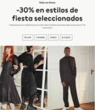 Promo H&M de 30% de descuento en vestidos de noche