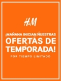 En H&M rebajas de Temporada de Pascua con hasta 50% de descuento