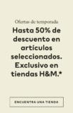 H&M Rebajas de Temporada 2020 de hasta 50% de descuento en artículos seleccionados