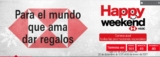Happy Weekend HSBC del 30 de diciembre al 6 de enero 2021