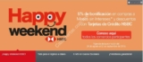 Promoción HSBC Happy Weekend del 29 de agosto al 2 de septiembre: 5% de bonificación + 12 MSI en tiendas participantes