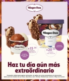 Promoción Häagen-Dazs: Paleta a $15 en la compra de helado doble y 2 paletas a $20 en la compra de un bote (sucursales participantes)