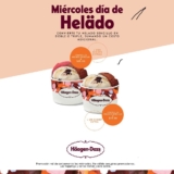 Miércoles de Helädo en Häagen-Dazs: Convierte tu helado sencillo en doble + $15 y en triple + $25