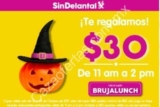Promoción de Halloween SinDelantal: cupones de $30 de descuento a 11 a 6