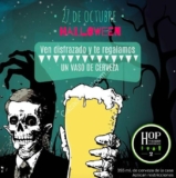Promo Halloween: en los pubs Hop vaso de cerveza GRATIS si vas disfrazado hoy
