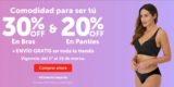 Promo Hanes: 30% de descuento en Bras y 20% en Panties