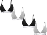 4 pack bras de algodón para mujer Hanes Originals baja de precio