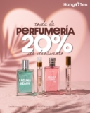 Promo San Valentín Hang Ten: 20% de descuento en perfumería