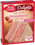Harina para pastel de fresa Betty Crocker Delights en su precio más económico