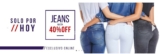 Hasta 40% de descuento en jeans en la tienda online de Studio F sólo hoy 28 de febrero 2018