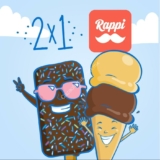 Promoción Helados Dolphy 2×1 en paletas forradas y helados dobles al pedir por Rappi