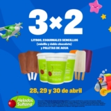 Promoción Día del Niño Helados Sultana: 3×2 en litros, esquimales y paletas de agua