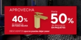 40% de descuento en todo Helvex y 50% en paquetes durante mayo