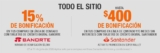 Promoción Home Depot de hasta 15% de bonificación pagando con Banorte y Santander