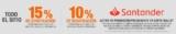 Promoción Home Depot Santander de hasta 15% de bonificación + meses sin intereses