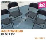 Promoción Home Depot de 4×3 en sillas plegables