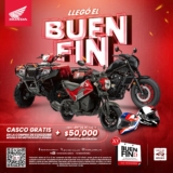 El Buen Fin 2025 en Motos Honda: Hasta $50,000 de descuento