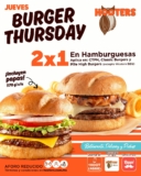 2×1 en hamburguesas Hooters todos los jueves