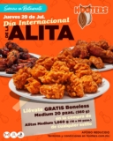 Promociones Hooters Día de la Alita 2021: Boneless gratis en compra de alitas y más