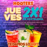 En Hooters 2×1 en coctelería los jueves de julio