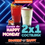 Promoción Hooters Lunes 2×1 en coctelería