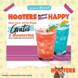 Promoción Hooters Día de las Madres: 2×1 en Hooteritas y 30% de descuento en boneless