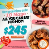 Promo Hooters Día de las Madres: todo lo que puedas comer por $245