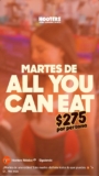 Promoción Hooters All You Can Eat: Todas las alitas, boneless y curly fries que puedas comer por $275 los martes