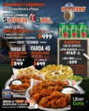 Promociones Hooters Super Bowl 2021 en paquetes con boneless