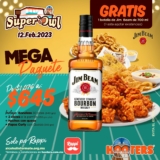 Mega Paquete Hooters Super Bowl de $1,076 a sólo $645 + botella de Jim Beam de regalo al pedir por Rappi