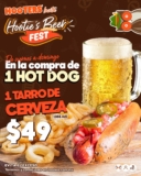 Promoción Hooters Hootie’s Beer Fest: Compra un hot dog y llévate tarro de cerveza a $49