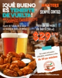 Promoción Hooters Reapertura: cerveza de barril a $29